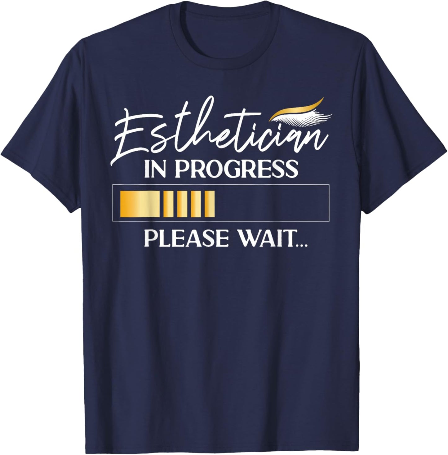 Cute Licensed Esthetician Skincare Beautician Esthetician In T-Shirt - T-Shirt | Navy