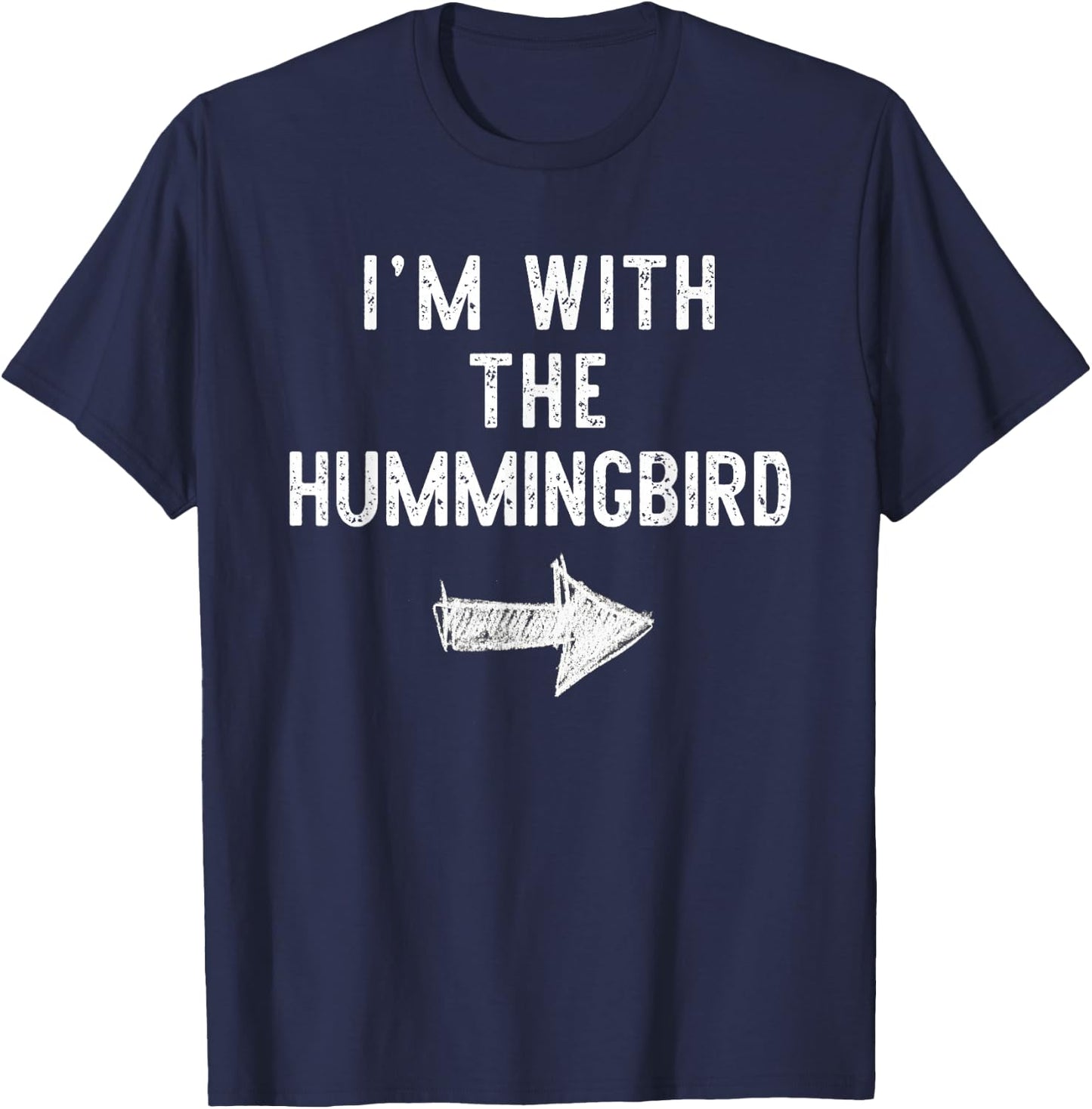 I'm With Hummingbird Costume Couple Halloween Humming-Bird T-Shirt - T-Shirt | Navy