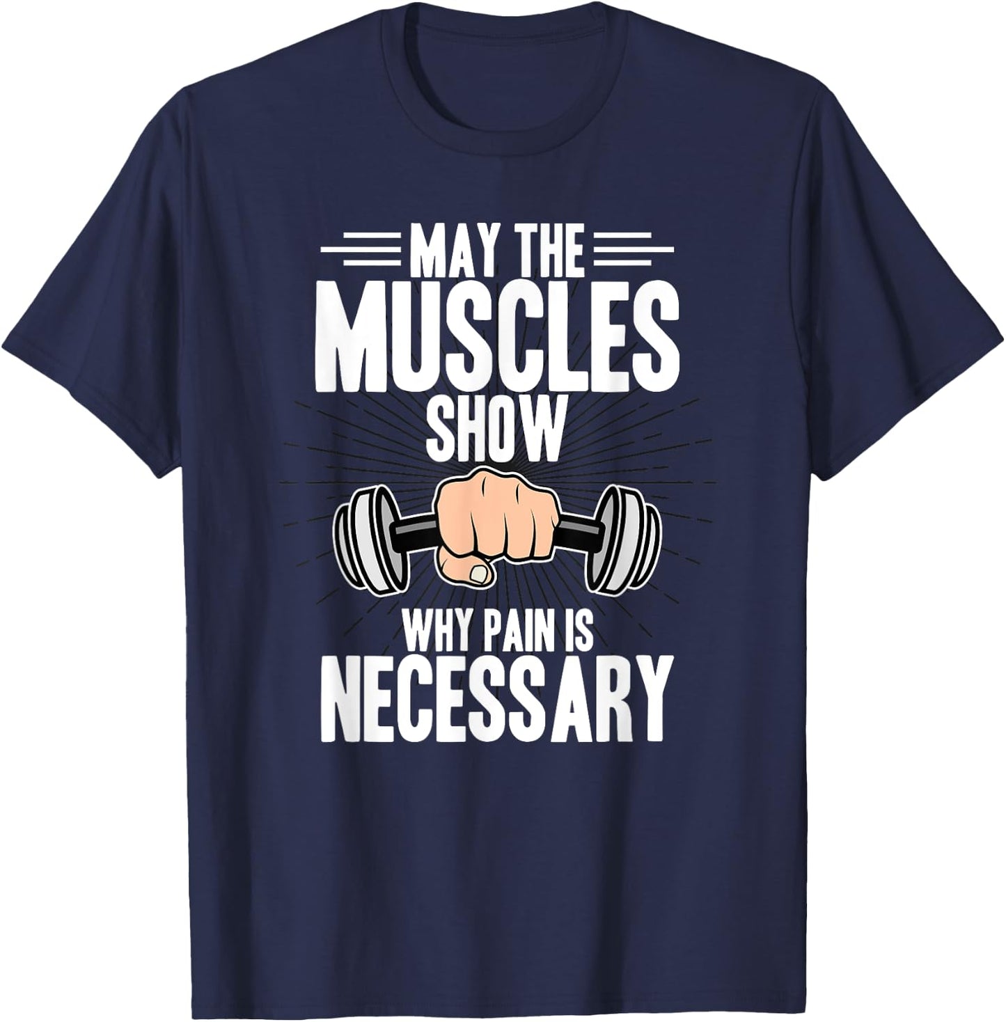 Fitness Quote Motivational Gym Motivate Personal Trainer T-Shirt - T-Shirt | Navy