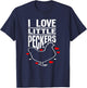 I Love Little Peckers - Funny Animal Lover Gift T-Shirt - T-Shirt | Navy