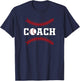 Baseball Coach T-Shirt - T-Shirt | Navy
