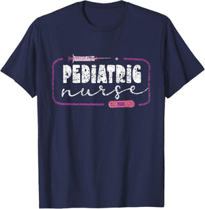 Pediatric Nurse Nurses Pediatrics Nursing T-Shirt - T-Shirt | Navy