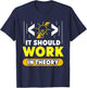 In Theory Should It Work Coding Coder Code T-Shirt - T-Shirt | Navy