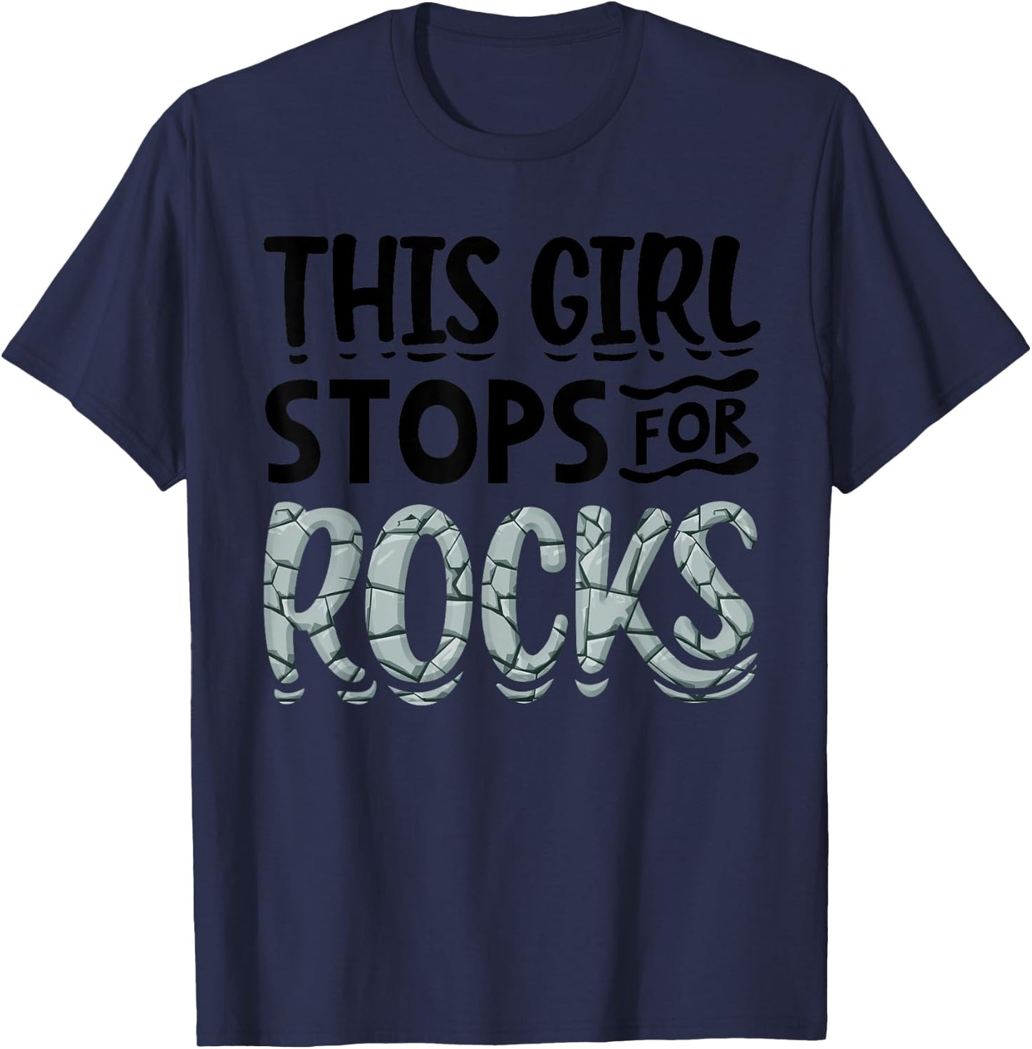 Funny Geology Gift Cool Rock Collecting Geologist T-Shirt - T-Shirt | Navy