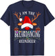 I Am The Breakdancing Reindeer Christmas Family T-Shirt - T-Shirt | Navy