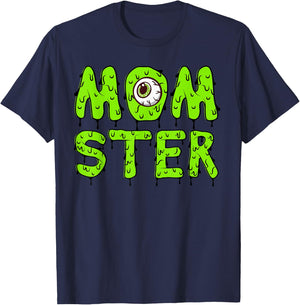 Momster Cute Halloween for Moms and Women T-Shirt - T-Shirt | Navy