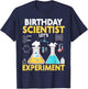 Birthday Shrit For Boys Girls Science Theme Let's Experiment T-Shirt - T-Shirt | Navy