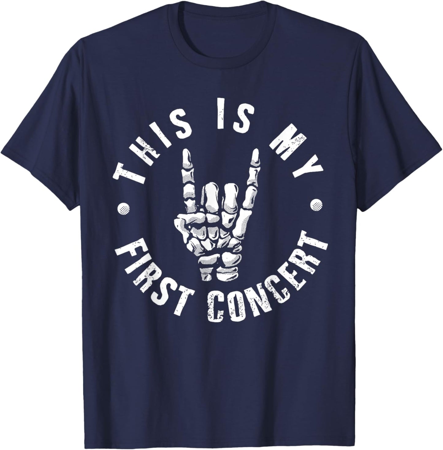 This Is My First Concert T-Shirt - T-Shirt | Navy