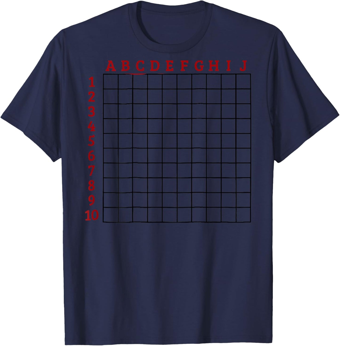 Scratch My Back Funny Grid (on back) T-Shirt - T-Shirt | Navy