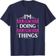 I'm Aurora Doing Aurora Things Funny First Name Gift T-Shirt - T-Shirt | Navy