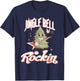 Jingle Bell Rockin for Lovers of Christmas Rock T-Shirt - T-Shirt | Navy