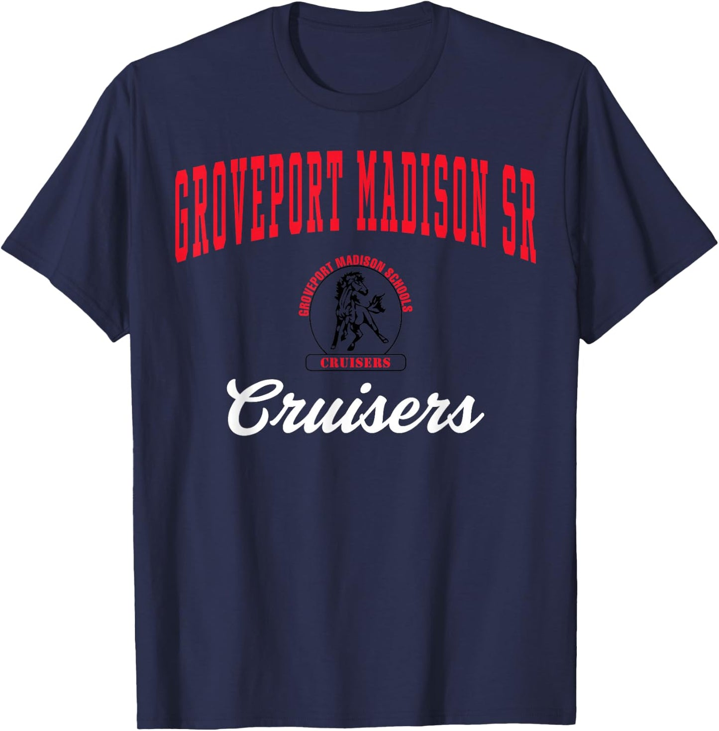 Groveport Madison High School Cruisers C3 T-Shirt - T-Shirt | Navy