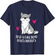 Just a Girl Who Loves Wolves T-Shirt - T-Shirt | Navy
