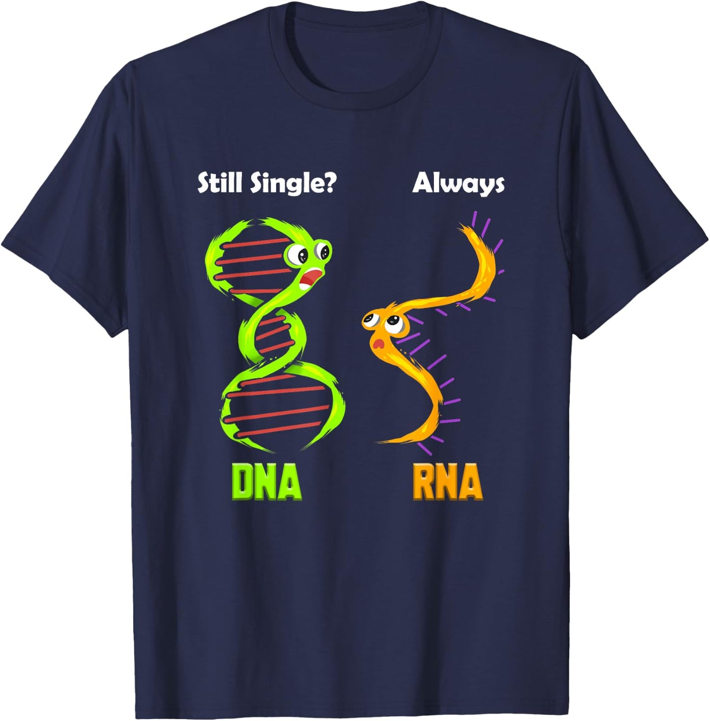 Biology Gift biologists, genetics, researchers, organic students T-Shirt - T-Shirt | Navy