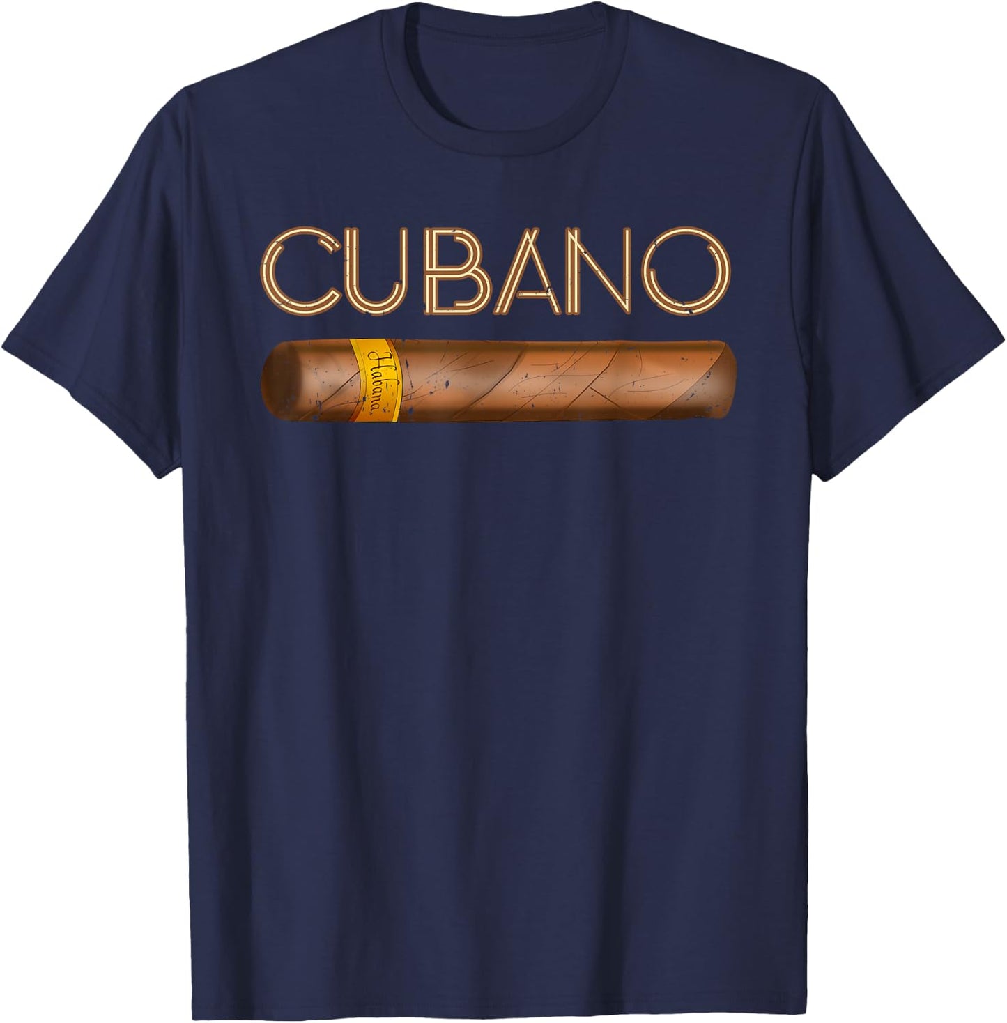 Cubano Cuban Cigar Gift cigar T-Shirt - T-Shirt | Navy