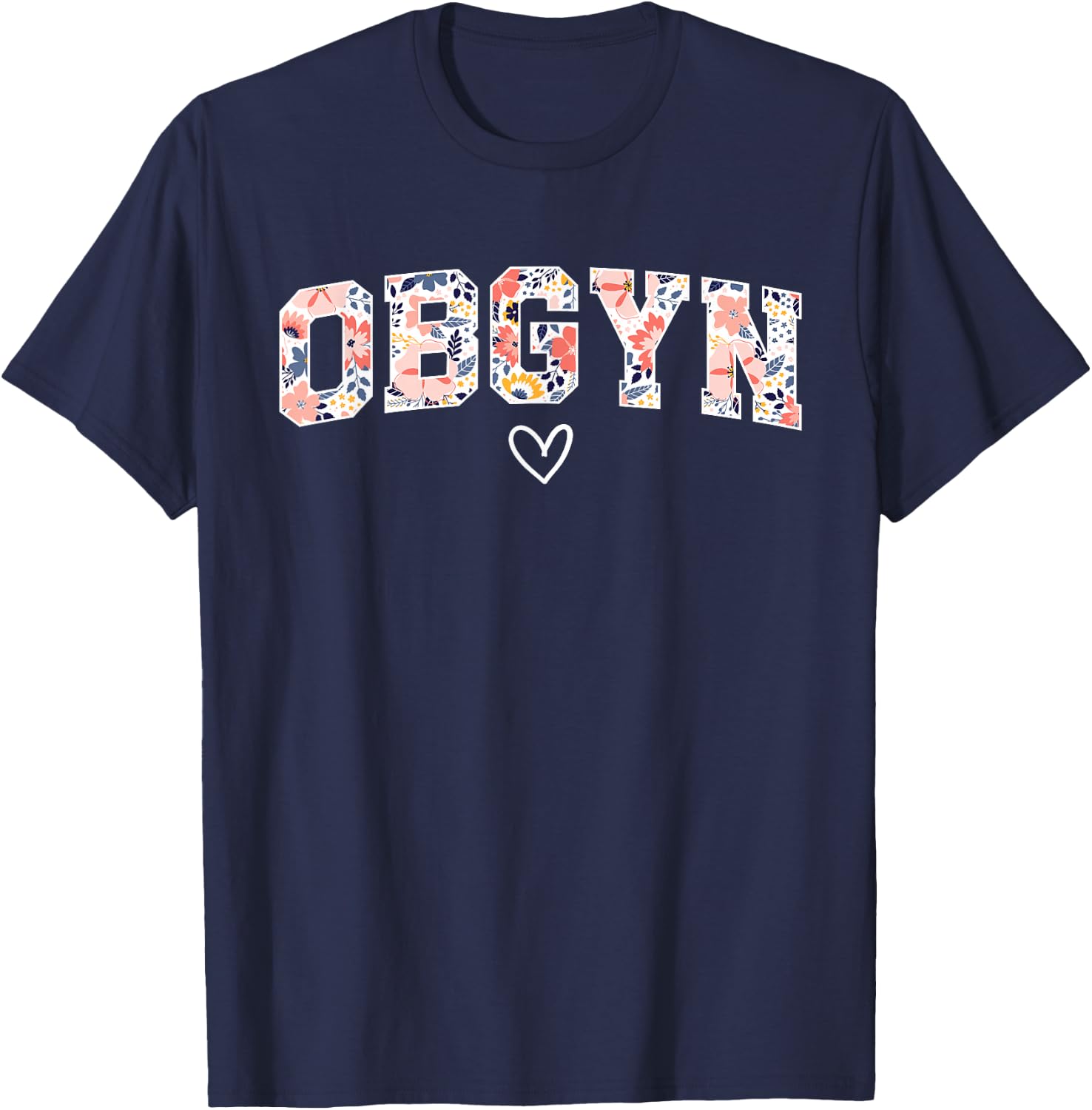 Cute OBGYN Obstetrics And Gynecology -Adults Black Small Classic T-Shirt - T-Shirt | Navy