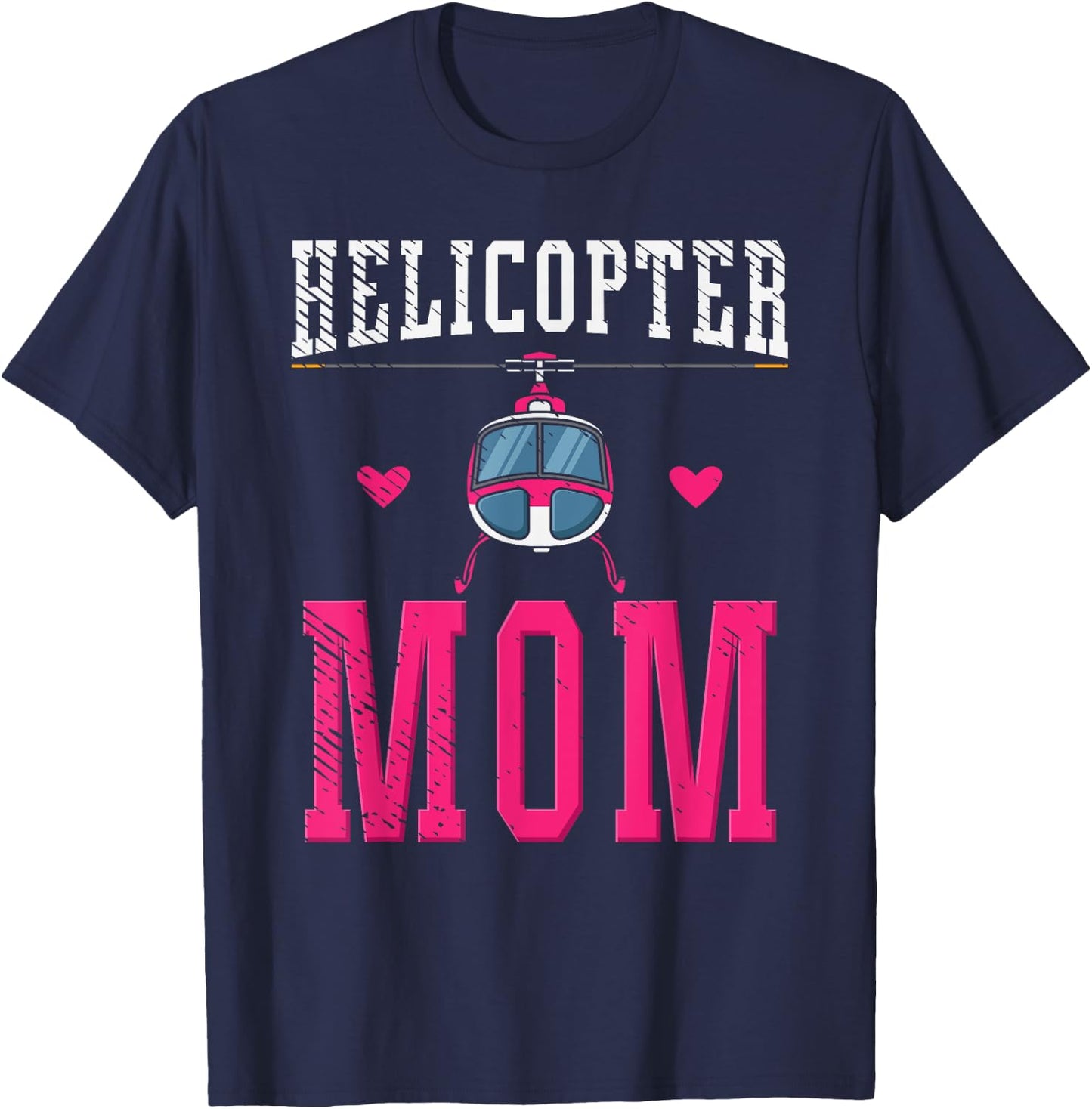 Helicopter Mom Helicopter Parents Funny Mom Governess T-Shirt - T-Shirt | Navy
