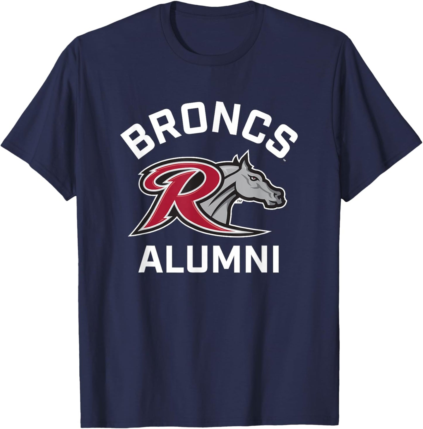 Rider University Broncs Arched Alumni T-Shirt - T-Shirt | Navy