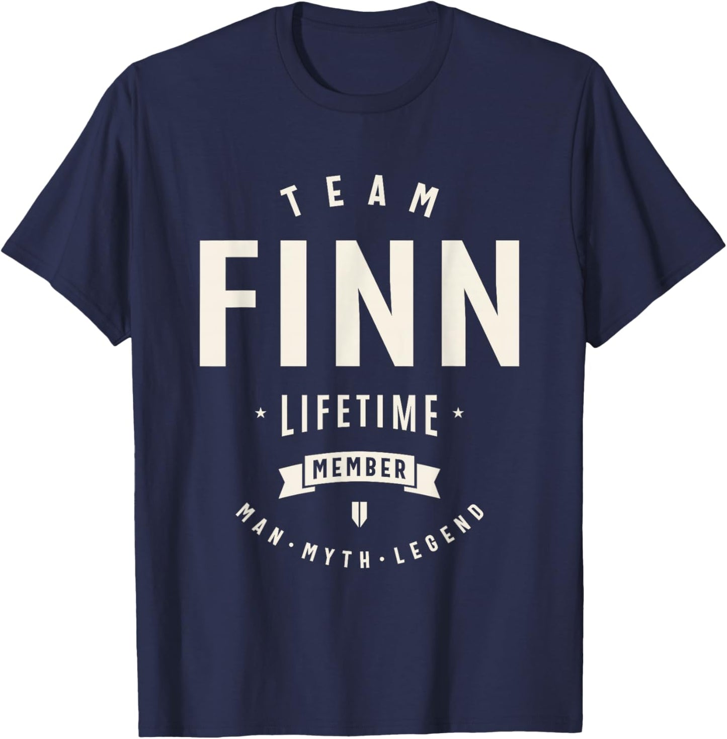 Team Finn Lifetime Member Funny Name Finn , Small T-Shirt - T-Shirt | Navy