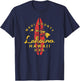 Lahaina Hawaii Maui Surfing T-Shirt - T-Shirt | Navy
