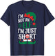 I'm Not an Elf, I'm Just Short Christmas Xmas Men Women Kid T-Shirt - T-Shirt | Navy