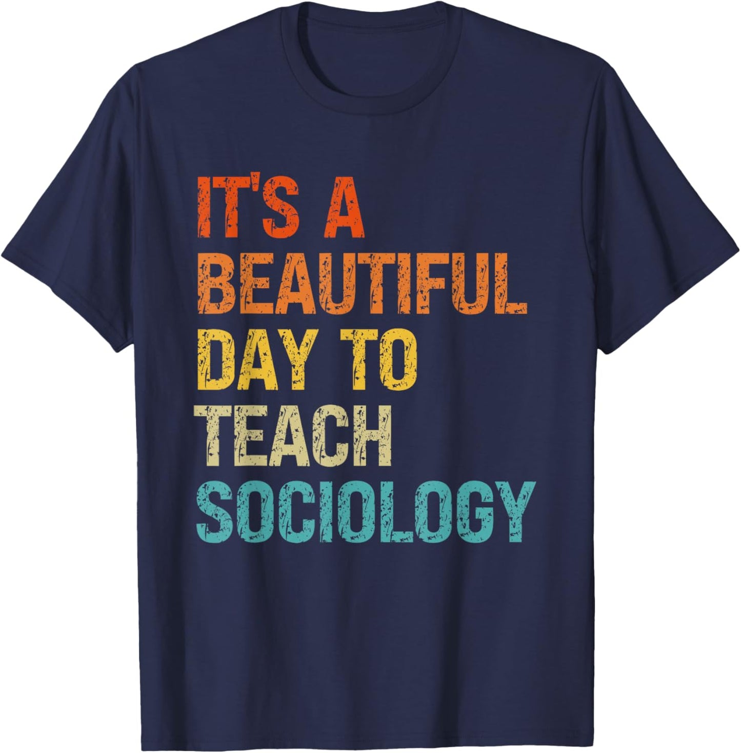 Vintage Sociology Teacher Retro Sociology Class Professor Women T-Shirt - T-Shirt | Navy