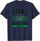Dallas Stars Hockey Club White Officially Licensed T-Shirt - T-Shirt | Navy