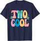 2 Year Old Girl Gifts Two Cool 2nd Birthday Second BDay T-Shirt - T-Shirt | Navy