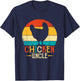 Chicken Lover Uncle Design - Chicken Uncle Poultry Farmer T-Shirt - T-Shirt | Navy