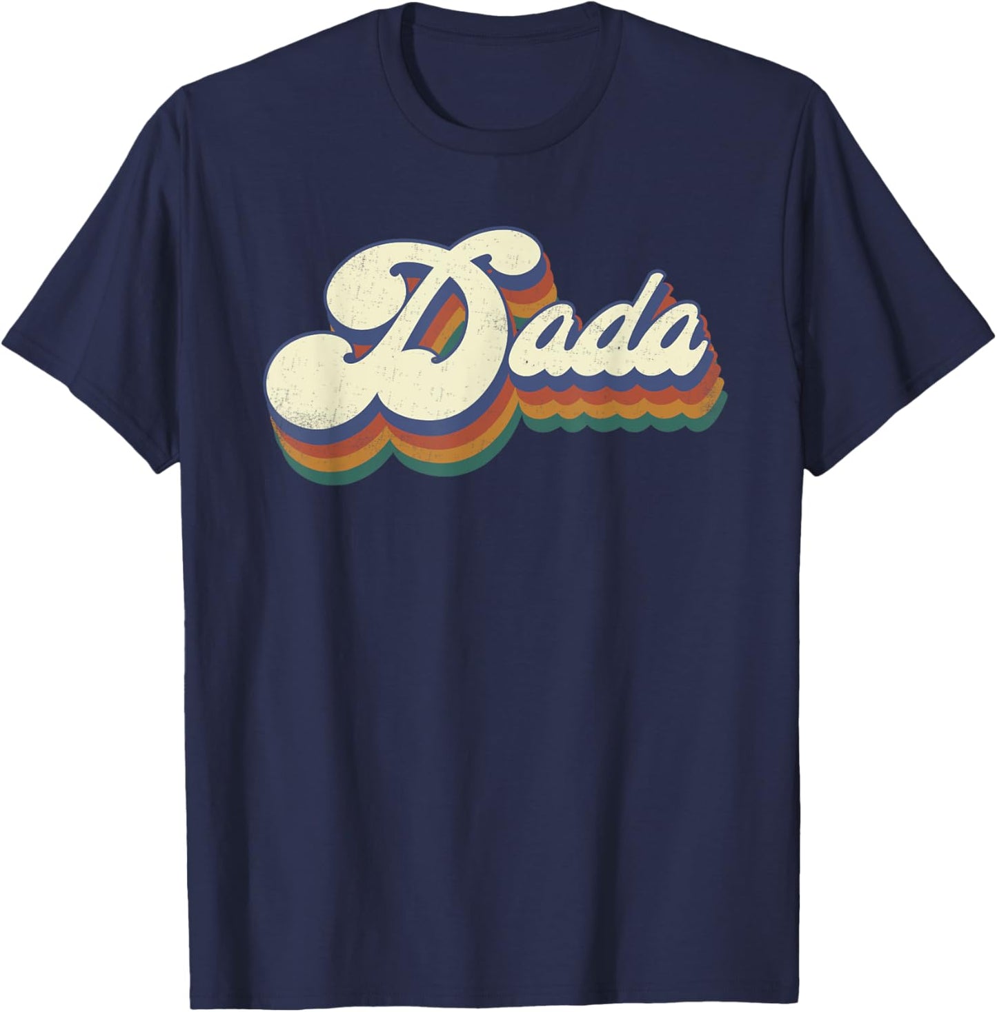 Dada Gifts Retro Vintage Father's Day Dada T-Shirt - T-Shirt | Navy