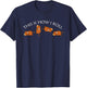 This Is How I Roll Funny Farm Animal Scottish Highland Cow T-Shirt - T-Shirt | Navy