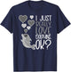 I Just Really Love Dolphins OK T-Shirt - T-Shirt | Navy
