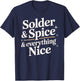 Unique Goldsmith Solder and Spice Design for Artisans T-Shirt - T-Shirt | Navy