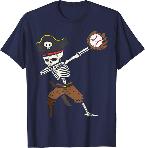 Pirate Skeleton Baseball Catcher Halloween Boys Kids Youth