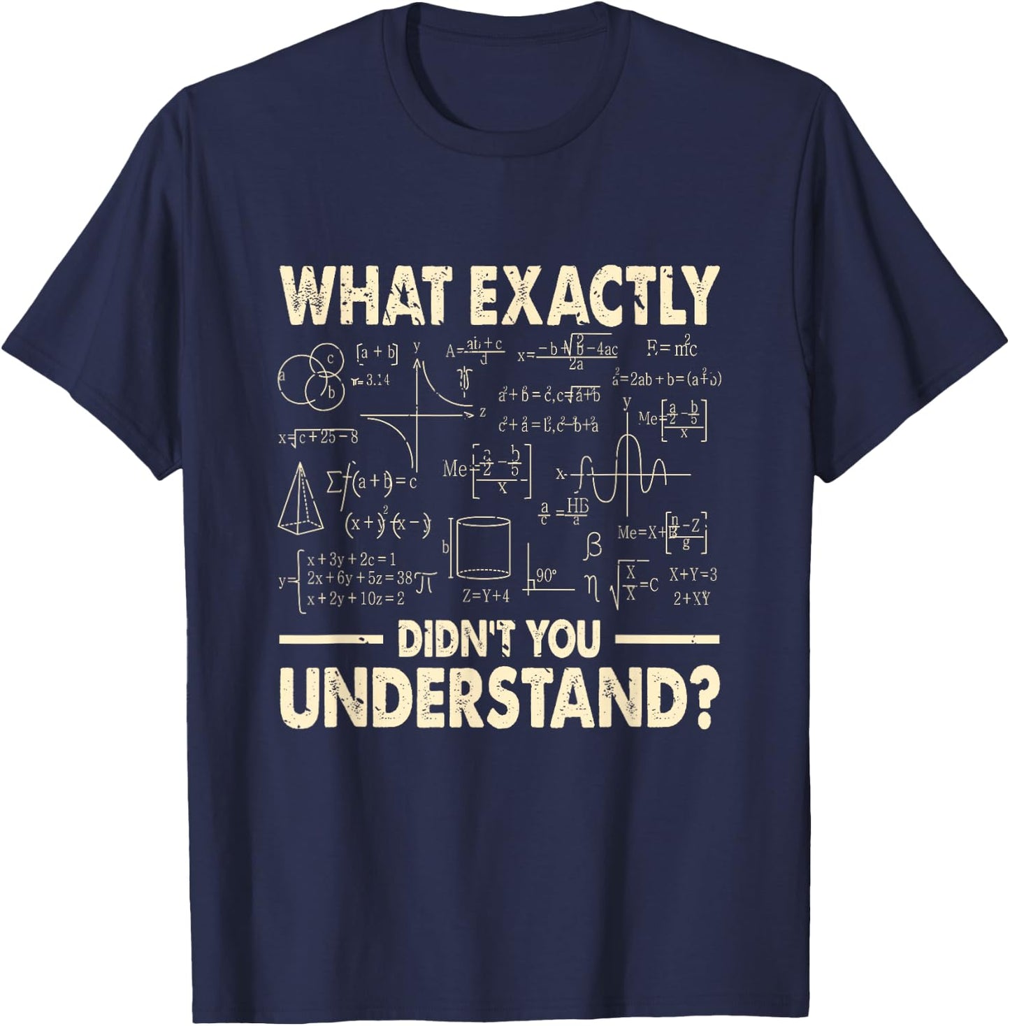 Funny Physicist Scienctist Nerd Geek Gift Physics T-Shirt - T-Shirt | Navy