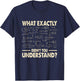 Funny Physicist Scienctist Nerd Geek Gift Physics T-Shirt - T-Shirt | Navy