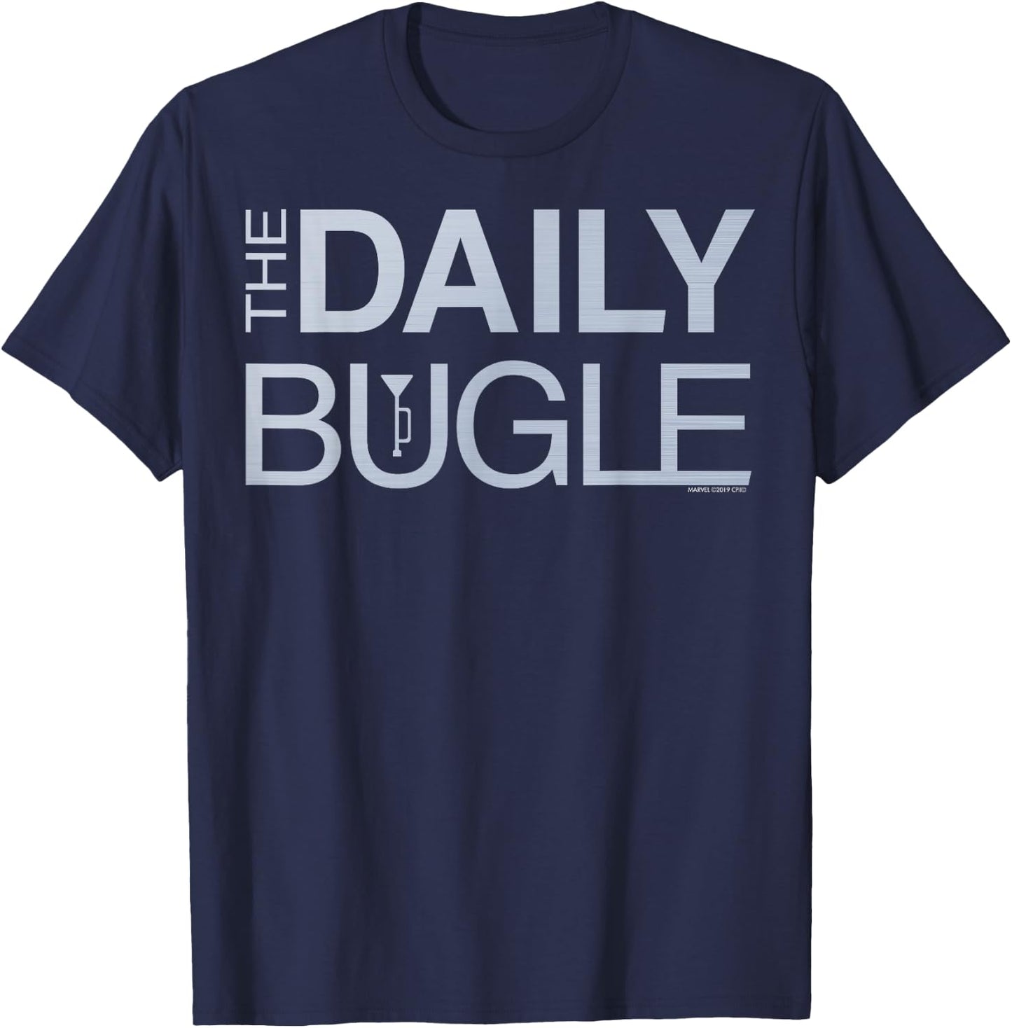 Marvel Spider-Man Far from Home The Daily Bugle Logo T-Shirt - T-Shirt | Navy