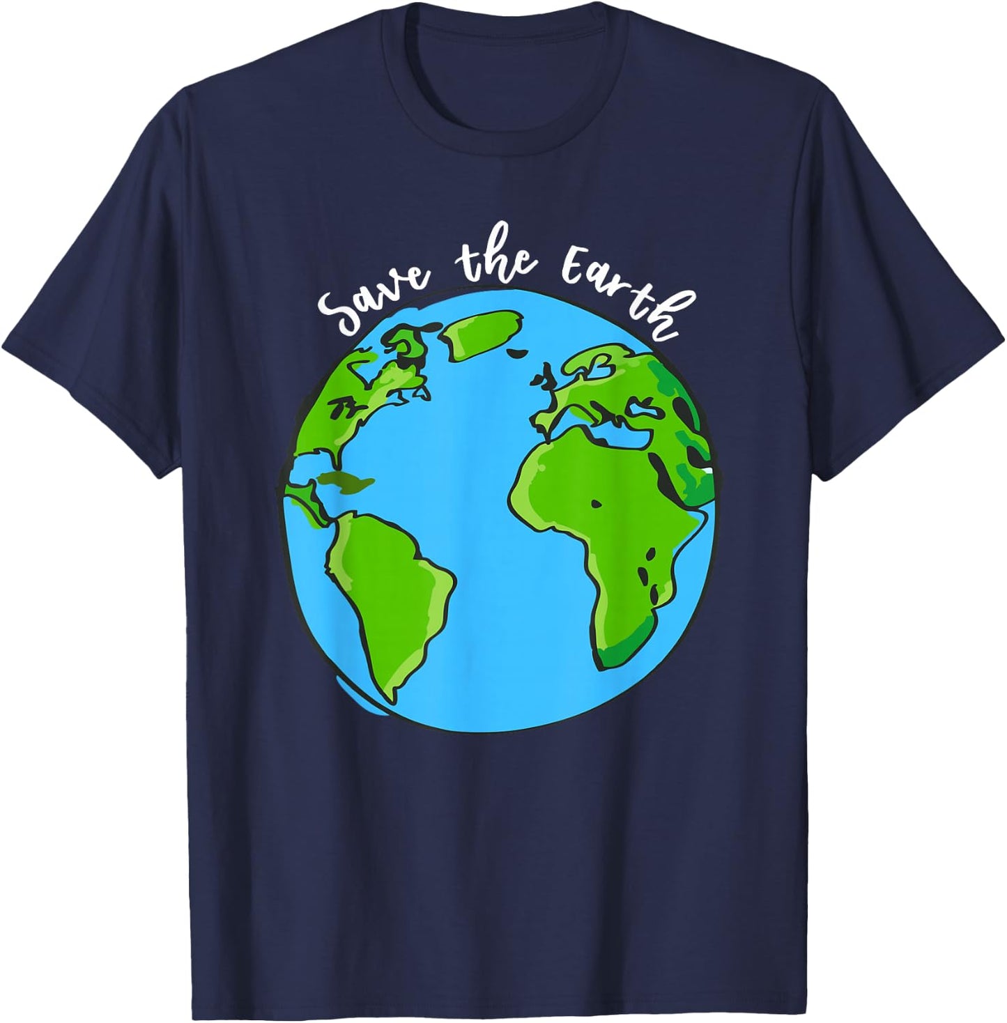 Save our Planet Earth Day 2019 T Shirt for kids and adult T-Shirt - T-Shirt | Navy