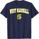 West Marshall High School Trojans T-Shirt - T-Shirt | Navy