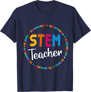 Think Outside The Box STEAM Back to School STEM Teacher Men Women Girls Kids T-Shirt - T-Shirt | Navy