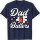 Dad Of Ballers Basketball Soccer Dad T-Shirt - T-Shirt | Navy