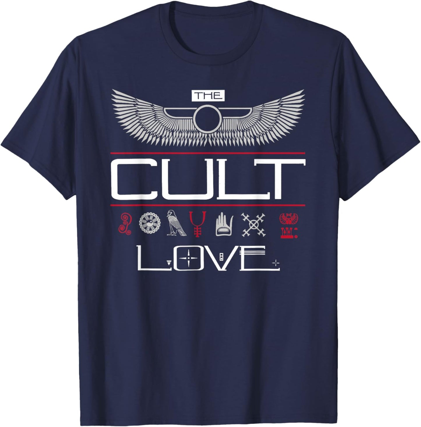 The Cult – Love Symbols T-Shirt - T-Shirt | Navy