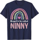 Ninny Shirt for Grandma Women Mothers Day Blessed Ninny T-Shirt - T-Shirt | Navy