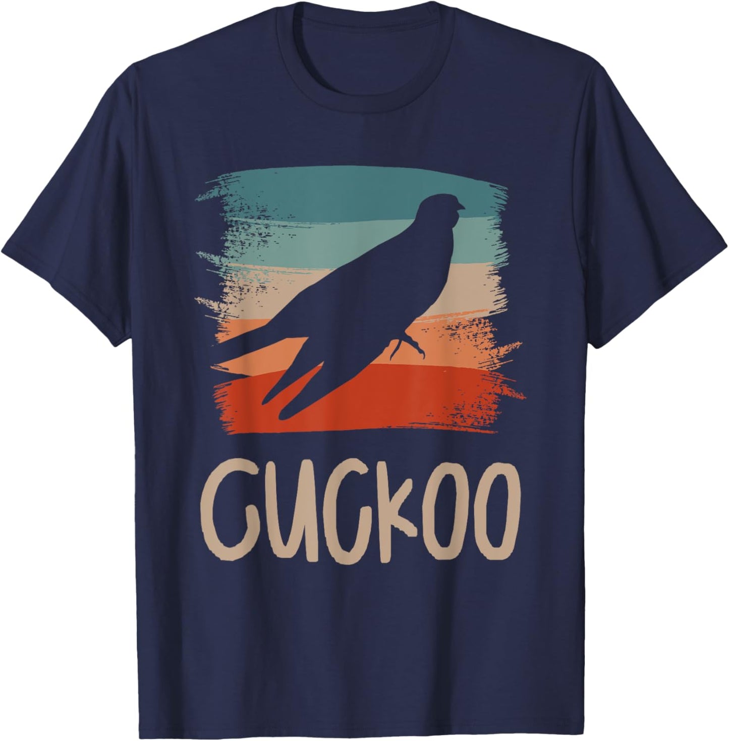 Retro Vintage Cuckoo Cuckoos T-Shirt - T-Shirt | Navy