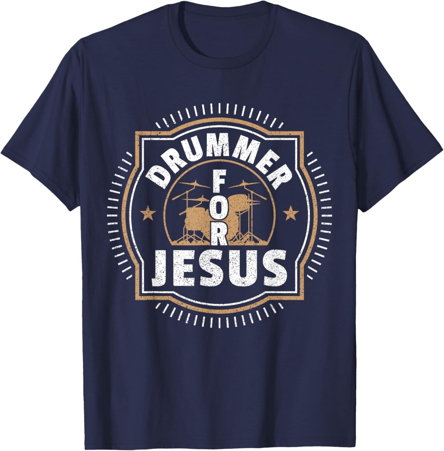 Christian Drummer T-Shirt - T-Shirt | Navy