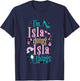 I'm Isla Doing Isla Things Cute Girls T-Shirt - T-Shirt | Navy