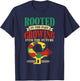 Sankofa Bird Rooted In The Past Growing Into The Future T-Shirt - T-Shirt | Navy