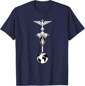 Legion Of Mary Our Lady Catholic T-Shirt - T-Shirt | Navy