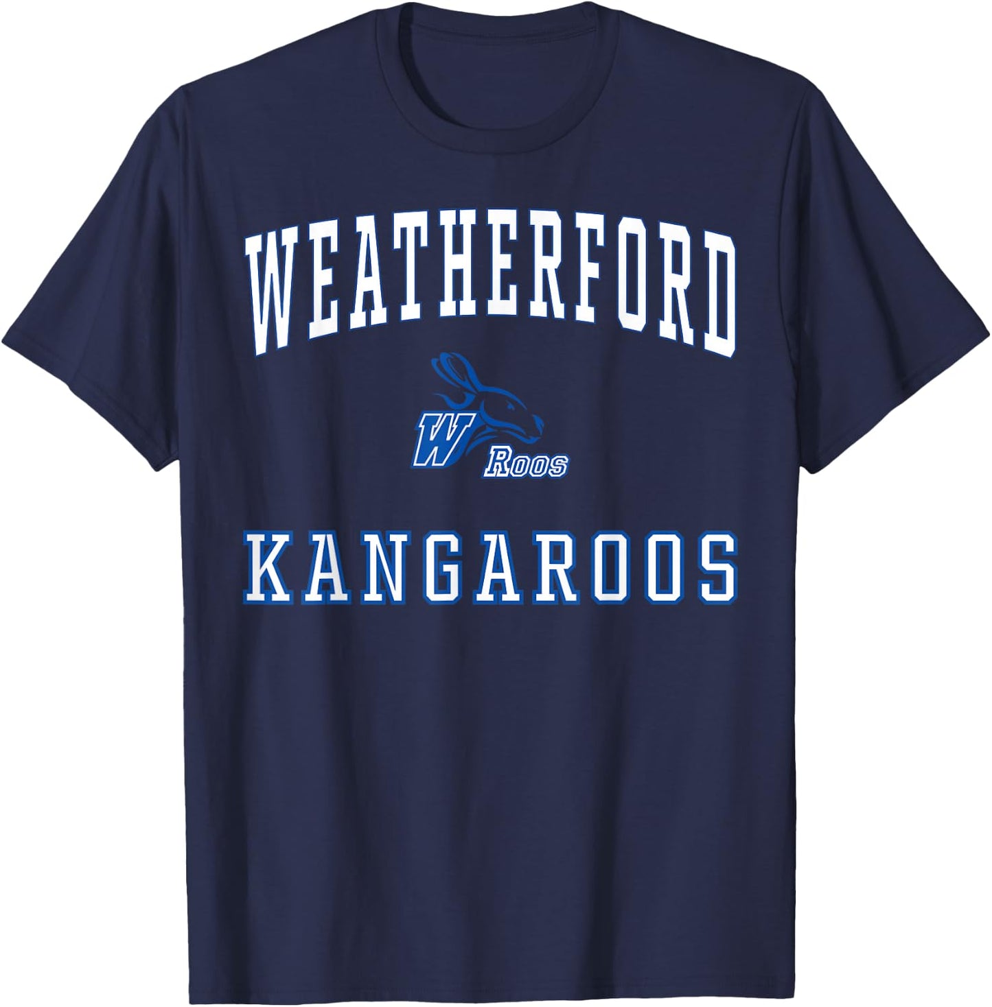 Weatherford High School Kangaroos C1 T-Shirt - T-Shirt | Navy