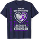 Purple Her Fight Great Granddaughter Lupus Awareness Month T-Shirt - T-Shirt | Navy